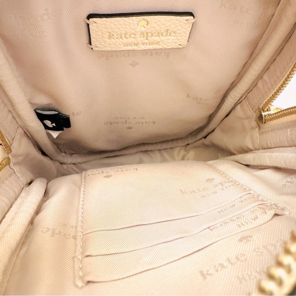 KATE SPADE Rosie Faux Shearling North South Crossbody Handbag NWT - Picture 15 of 16